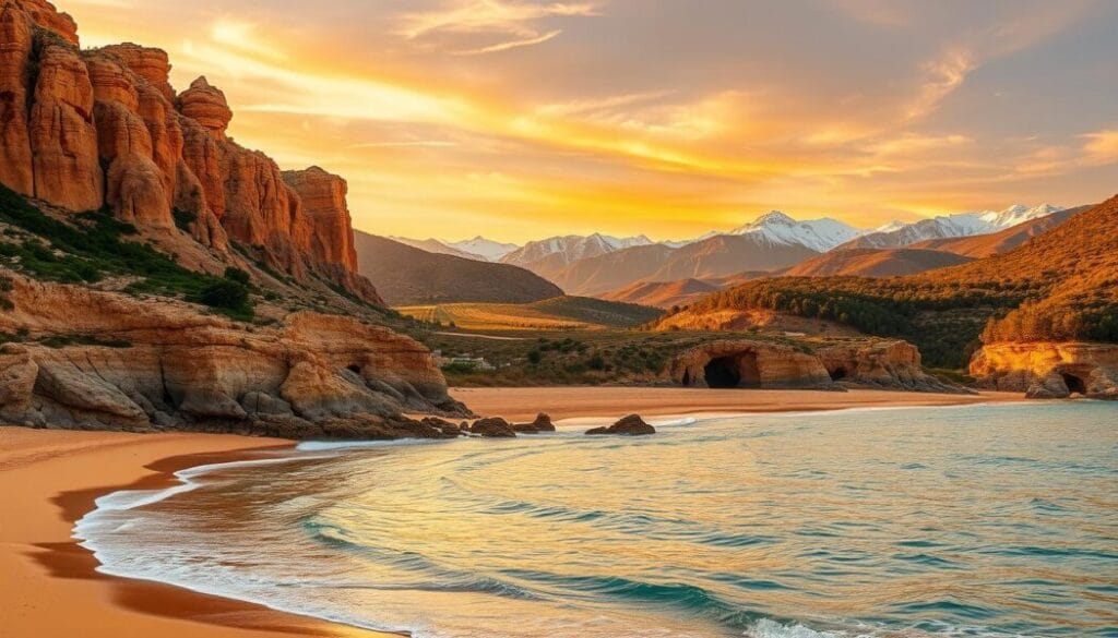 Spain's diverse landscapes and beaches